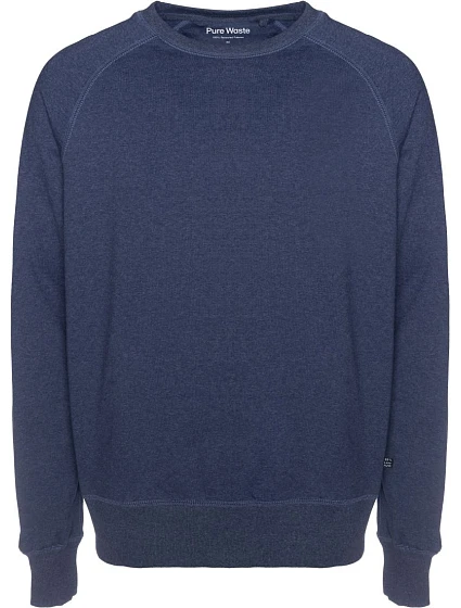 Pure Waste SWUB Unisex mikina 74.SWUB navy melange Pure Waste SWUB Unisex mikina 74.SWUB navy melange