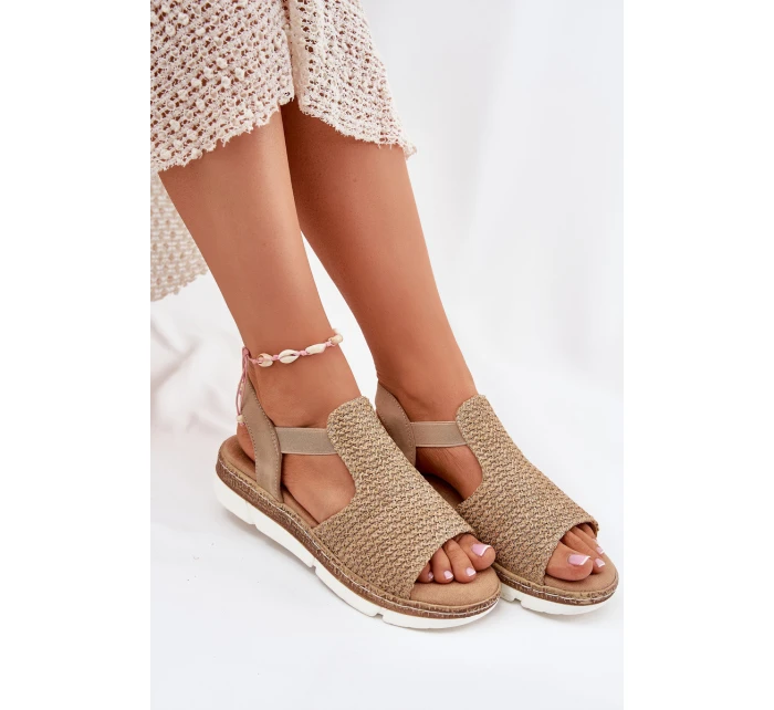 Dámské Sandály S Pletením model 21698599 - EVENTO Dámské Sandály S Pletením model 21698599 - EVENTO