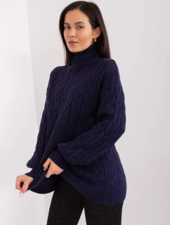 Sweter AT SW model 19034185 granatowy - FPrice