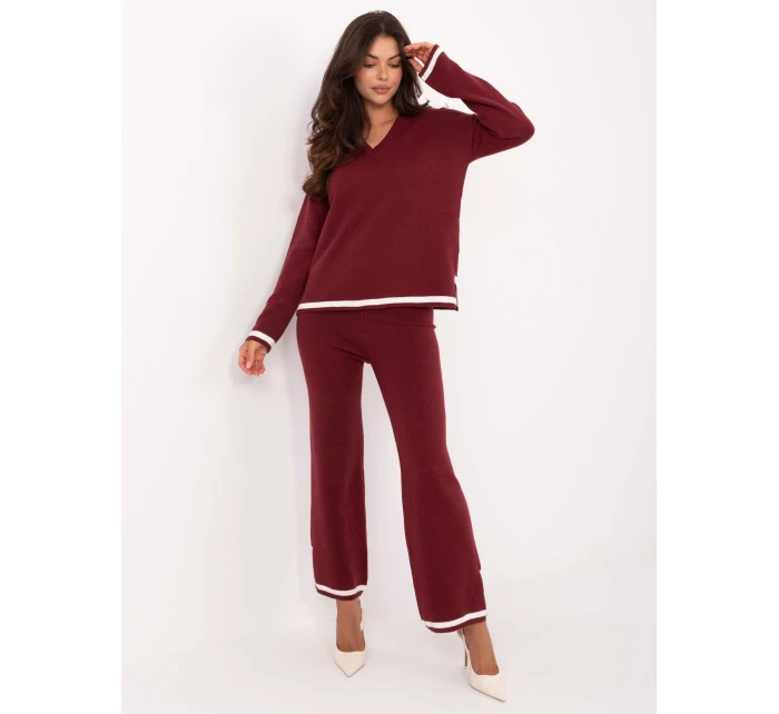 Komplet IT KMPL model 21302561 bordowy - FPrice