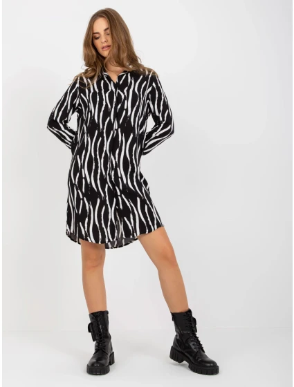 Sukienka TO SK  czarno biały model 21110886 - FPrice