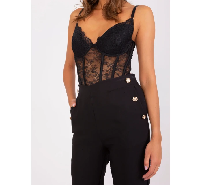 Spodnie TW SP model 21791016 czarny - FPrice Spodnie TW SP model 21791016 czarny - FPrice