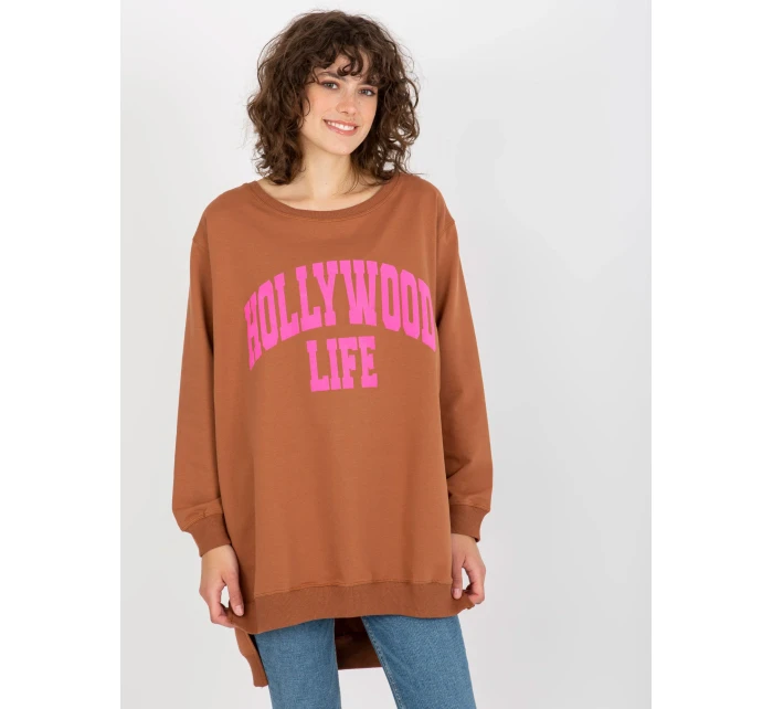 Mikina VI BL 3102.01P hnědá