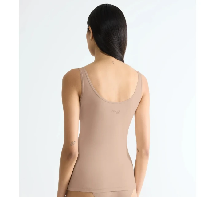 sloggi GO Daily Cotton Tank top - BROWN - SLOGGI BROWN - SLOGGI