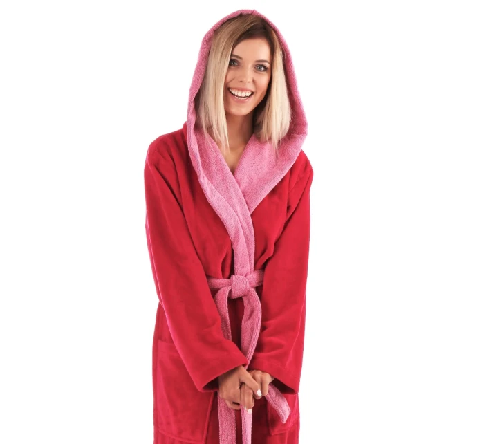 Dámský župan Tampa duo 3959 malinová - Vestis Dámský župan Tampa duo 3959 malinová - Vestis