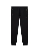 Pánské kalhoty s žebrovanými manžetami černé model 21812326 KK001 - CHAMPION Pánské kalhoty s žebrovanými manžetami černé model 21812326 KK001 - CHAMPION