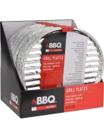 HLINÍKOVÉ GRILOVACÍ TÁCKY Ø 34 CM 3 KS