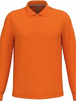 Kariban K 243 Pánské piqué polo s dlouhým rukávem 20.K243 orange
