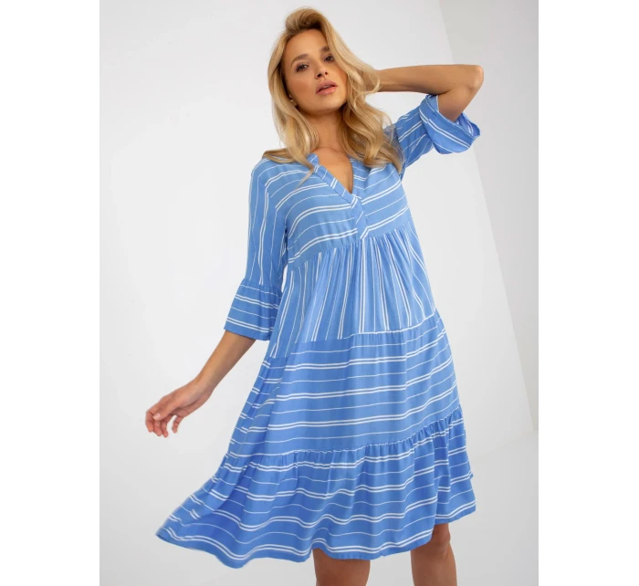 Dámské šaty D73771M30214F modré - FPrice