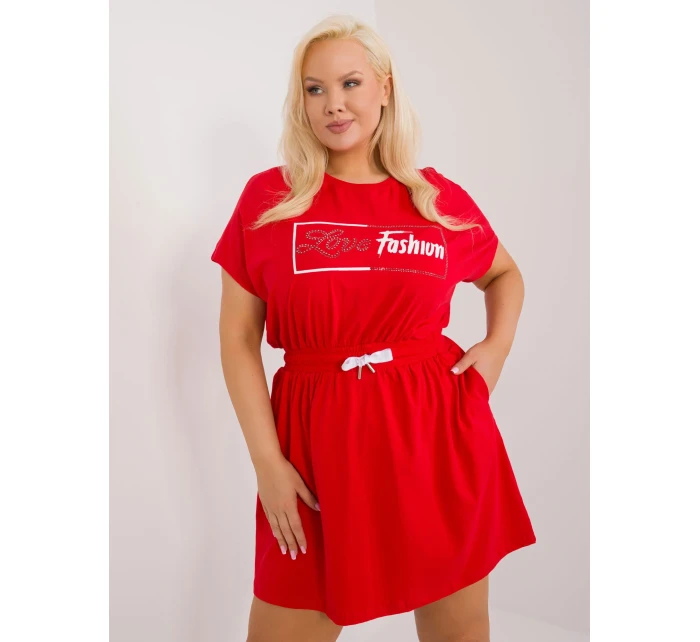 Sukienka RV SK model 19920691 czerwony - FPrice Sukienka RV SK model 19920691 czerwony - FPrice
