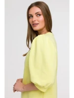 Šaty áčkového střihu s rukávy model 21047127 - BeWear