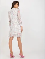 Dámské šaty NU SK 289.88P světle šedé - Nuance Dámské šaty NU SK 289.88P světle šedé - Nuance