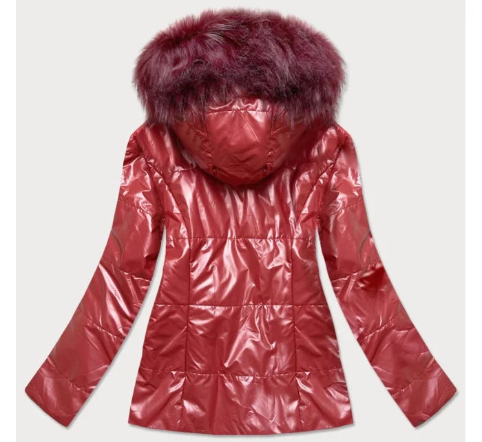 ZIMOWA KURTKA DAMSKA METALICZNA model 21242437 - Fashionable