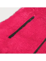 Plyšová dámská vesta v barvě červeného melounu (HH005-28) Plyšová dámská vesta v barvě červeného melounu (HH005-28)