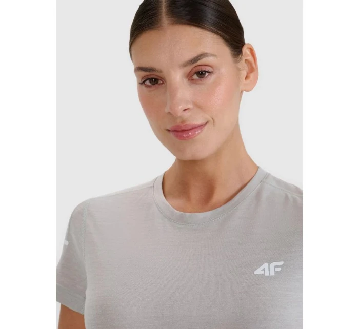 Dámské trekingové tričko z Merino vlny model 21434481 - 4F
