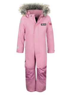 Trollkids Kids Kirkenes Snowsuit dívčí zimní oblek nepromokavý růžový (387-231)
