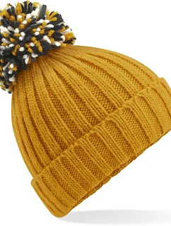 B 390 Pletená čepice  mustard model 22433186 - Beechfield