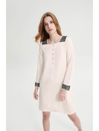 Noční košile s knoflíkovou légou model 18937154 - Vamp Noční košile s knoflíkovou légou model 18937154 - Vamp