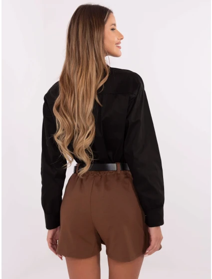 DHJ SD šortky A8757.92P hnědé