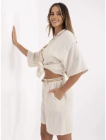 Szorty MI SN model 21151290 jasny beżowy - FPrice