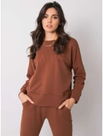 Mikina RV BL 6080.19 tmavě hnědá