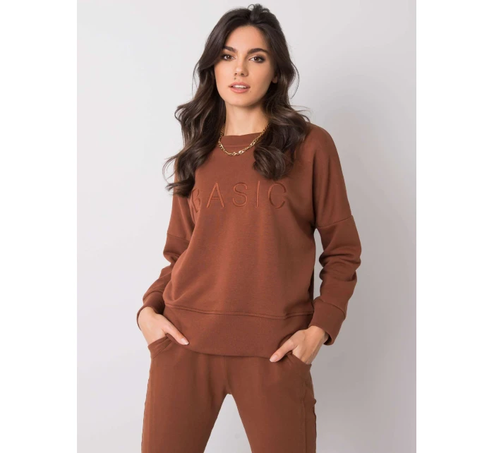 Mikina RV BL 6080.19 tmavě hnědá