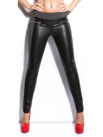 Sexy KouCla pants with leatherlook-applications