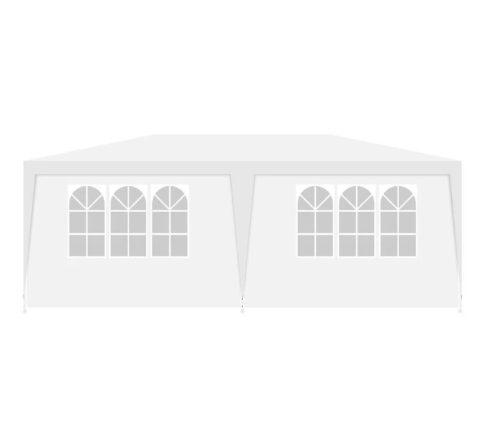 ZAHRADNÍ CATERINGOVÝ STAN PE 6x3M + 6 STĚN BÍLÝ