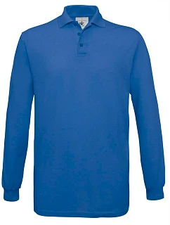 B&C LSL Piqué polo s dlouhým rukávem royal blue model 22484960