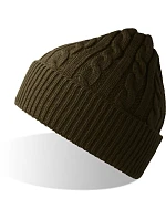 Claire Pletená čepice model 22552245 olive - Atlantis Headwear Claire Pletená čepice model 22552245 olive - Atlantis Headwear