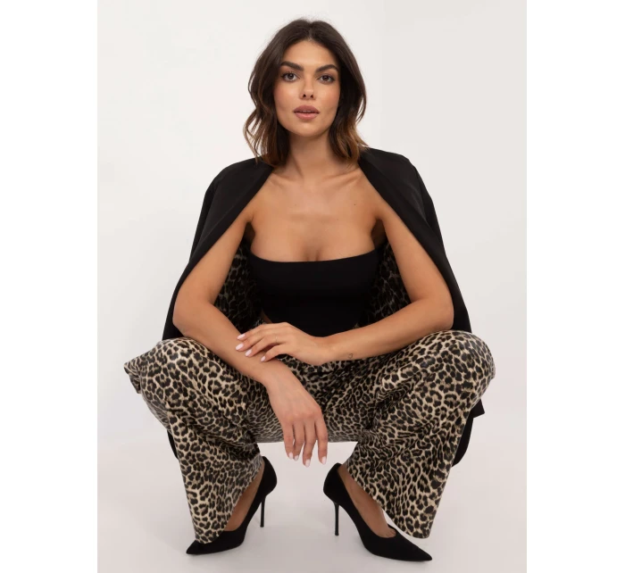 Kalhoty LK SP model 20556871 černé a béžové - FPrice