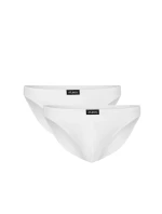 Pánské slipy z Pima bavlny ATLANTIC Mini 2Pack - bílá