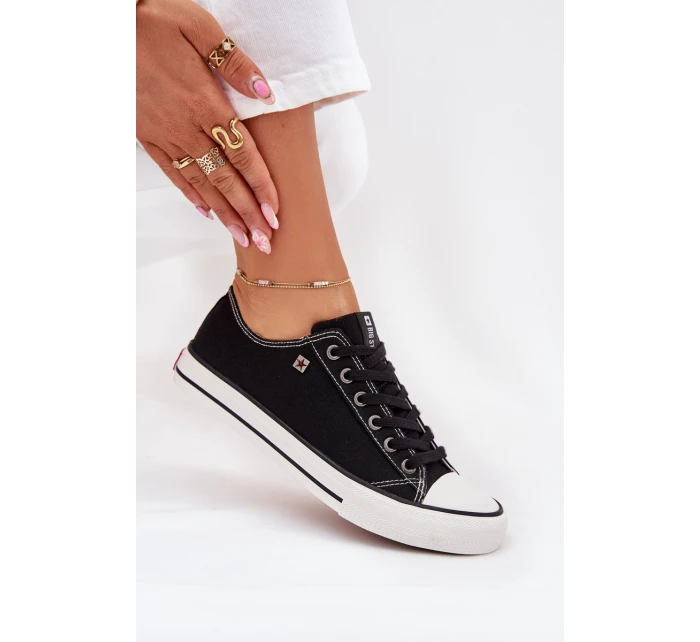 Dámské nízké tenisky Big Star – černé Dámské nízké tenisky Big Star – černé