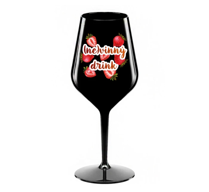 Personalizovaná nerozbitná sklenice s ovocem a textem 