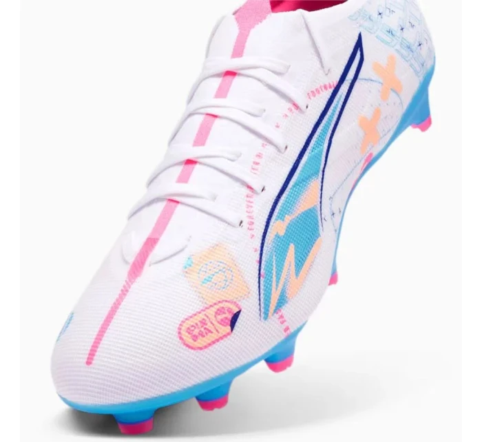 Pánské sportovní fotbal boty Ultra 5 Match Vol.Up FG/MG M 108064-01 Bílá mix - Puma Pánské sportovní fotbal boty Ultra 5 Match Vol.Up FG/MG M 108064-01 Bílá mix - Puma