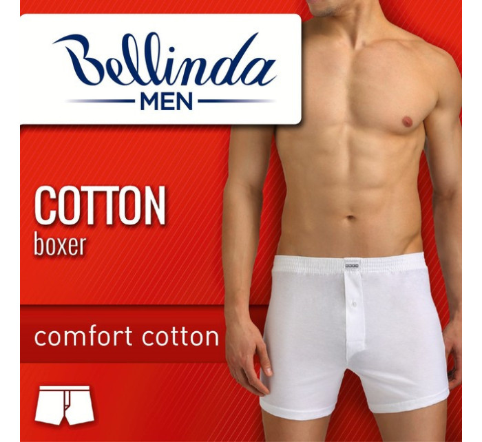 Volné pánské bavlněné boxerky COTTON BOXER - BELLINDA - šedá