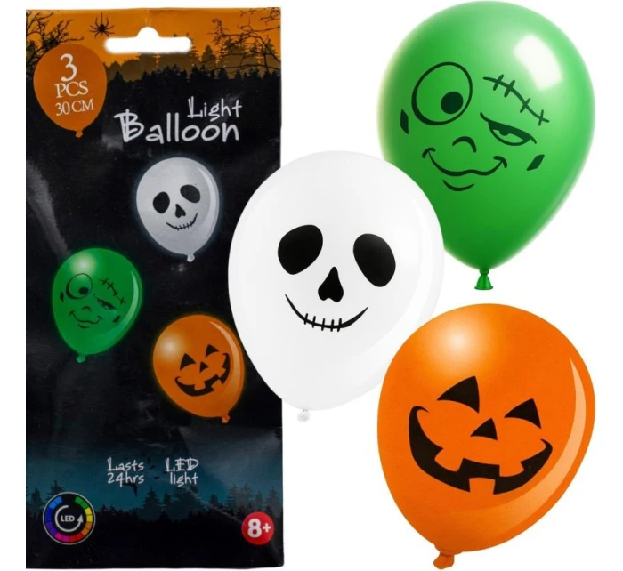 HALLOWEEN DEKORATIVNÍ BALÓN VEDL 3KS