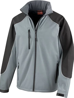 Result R 118X 3-vrstvá softshell bunda "IceFell" s kapucí 30.118X grey/black