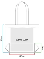 Westford Mill W 180 Taška z bio bavlny 50.0180 navy Westford Mill W 180 Taška z bio bavlny 50.0180 navy