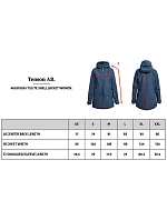 Tenson TXlite Shell Jacket Women Voděodolná dámská bunda 84.8099 dark blue Tenson TXlite Shell Jacket Women Voděodolná dámská bunda 84.8099 dark blue