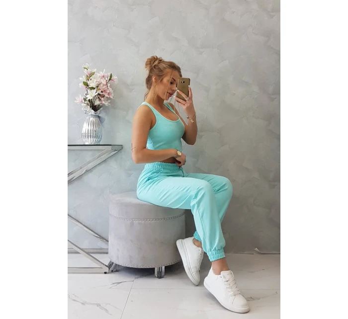 Sada top+kalhoty mint Sada top+kalhoty mint