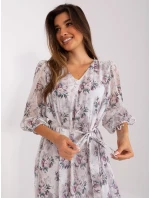 Sukienka LK SK model 19001776 biały - FPrice Sukienka LK SK model 19001776 biały - FPrice