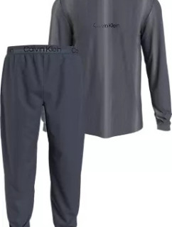 Spodní prádlo Pánské pyžamo L/S JOGGER SET 000NM2178EMZX - Calvin Klein