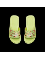 Kubota klopy na suchý zip vícebarevné květinově zelené K25SS-100-001-18-1