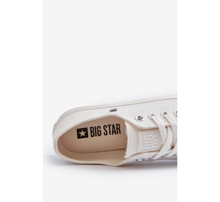 Mužské nízké tenisky Big Star NN174111 Bílé Mužské nízké tenisky Big Star NN174111 Bílé