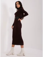 EM SK 778 šaty.65 tmavě hnědá EM SK 778 šaty.65 tmavě hnědá