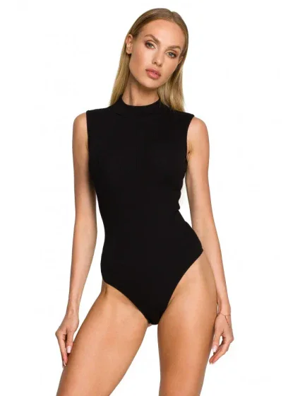 M697 High neck sleeveless bodysuit - black M697 High neck sleeveless bodysuit - black