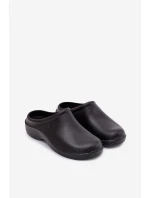 Pánské pěnové pantofle chodaky – černé