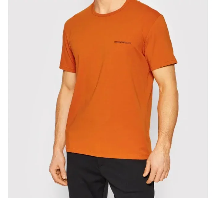 Pánské triko - 111267 2R717 03563 - oranžová/tm.modrá - Emporio Armani Pánské triko - 111267 2R717 03563 - oranžová/tm.modrá - Emporio Armani