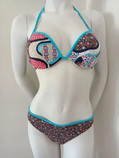 Dámské dvoudílné plavky model 18872722 modré Lorin - Lormar